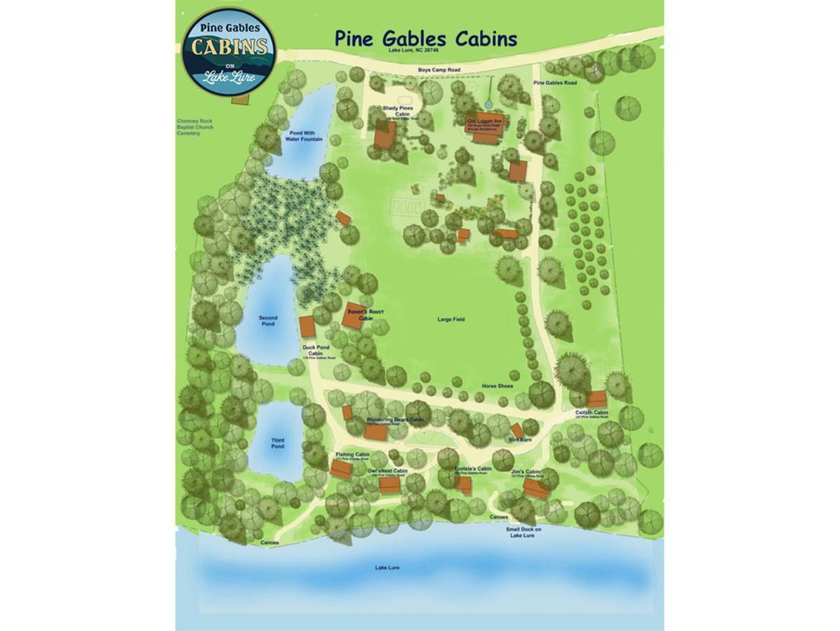 Pine Gables Cabins Lake Lure Exterior foto